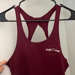 Flag Nor Fail DLB Keyhole Tank Top